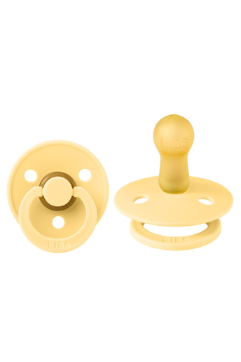 Пустушка BIBS Colour Round, Pale Butter